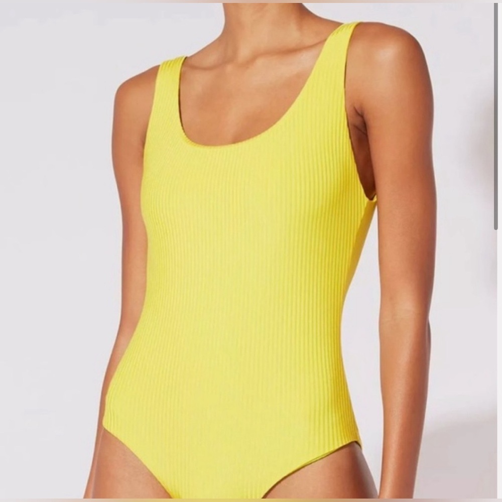 NWT Solid & Striped REVERSIBLE Anne-Marie one-piece ribbed swimsuit, unworn